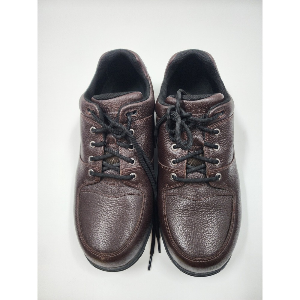 Dunham Burlington 8000BP Mens Brown Leather Waterproof Oxford Shoes 14 6E Wide